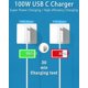 thumbnail image 4 of Cargador UNAWUDOH USB C de 100 W para MacBook Pro/Air, iPad Pro, 4 of 7