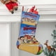 thumbnail image 2 of Los Picapiedra Tema: Calcetines de Navidad, fino lino blanco para colgar en escaleras y chimenea, decoración navideña para el hogar, regalo de Navidad. 45cm × 32cm, 2 of 5