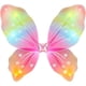 thumbnail image 3 of Disfraz de hada arcoíris con alas de mariposa con LED para niños y adultos, 3 of 4