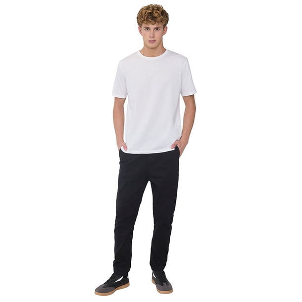 Pantalón Hombre Twill Jogger Fit Negro Corona