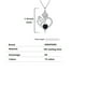 thumbnail image 4 of Collar HESHPAWS 925 Sterling Silver Birthstone Rose Flower Heart Pendant 18+2", 4 of 6