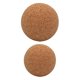 thumbnail image 1 of Bola De Masaje De Corcho, 2 Uds., Parte Inferior De La Espalda Portátil Para Entrenamiento De Gimnasia Deportiva, 8cm, 10cm, 1 of 5