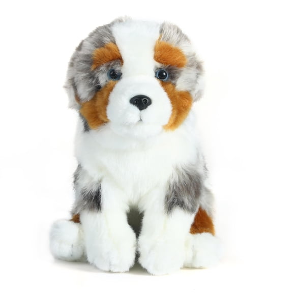 Peluche Tammyflyfly Pugsly Pug de peluche, 30 cm, pastor australiano