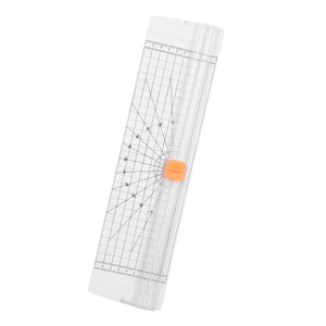 Bothyi - Cortador De Papel Portátil Recortador De Fotos Esfera De Papel Decoración Etiqueta Artesanía A4 Blanco