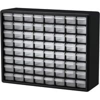 Gabinete Akro-Mils Con 64 Cajones De Plástico Para Almacenamiento 51X15X41 Cm