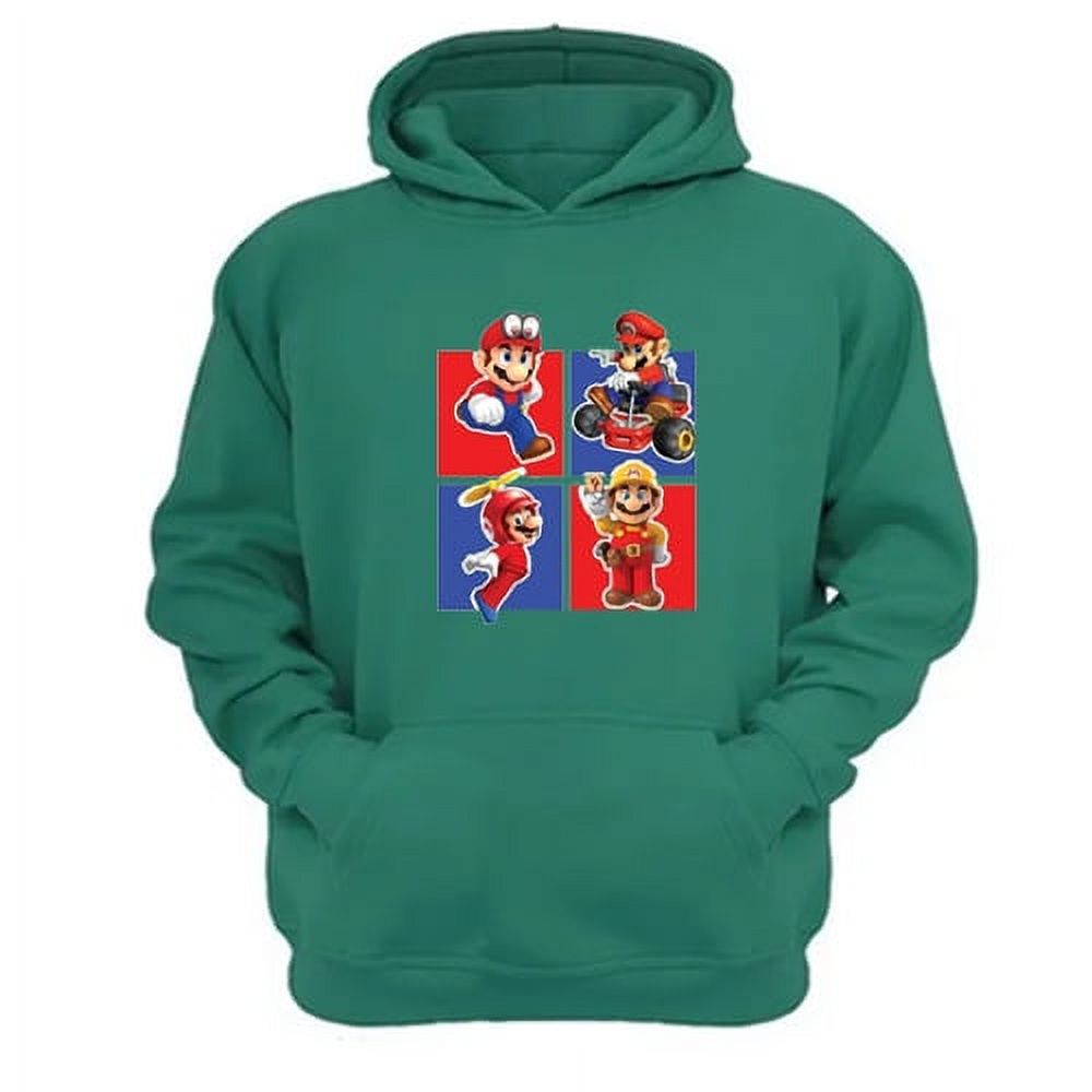 Genérico - Polerón Canguro Plomero Rojo Verde Aguamarina Talla L Unisex