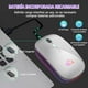 thumbnail image 4 of Mouse Inalambrico Bluetooth y 2.4GHz con Modos Dual, Recargable y Ergonómico, Click Silencioso y 3 DPI Ajustables - Ideal para PC, Mac, Computadoras y Portátiles - Color Plata, 4 of 5