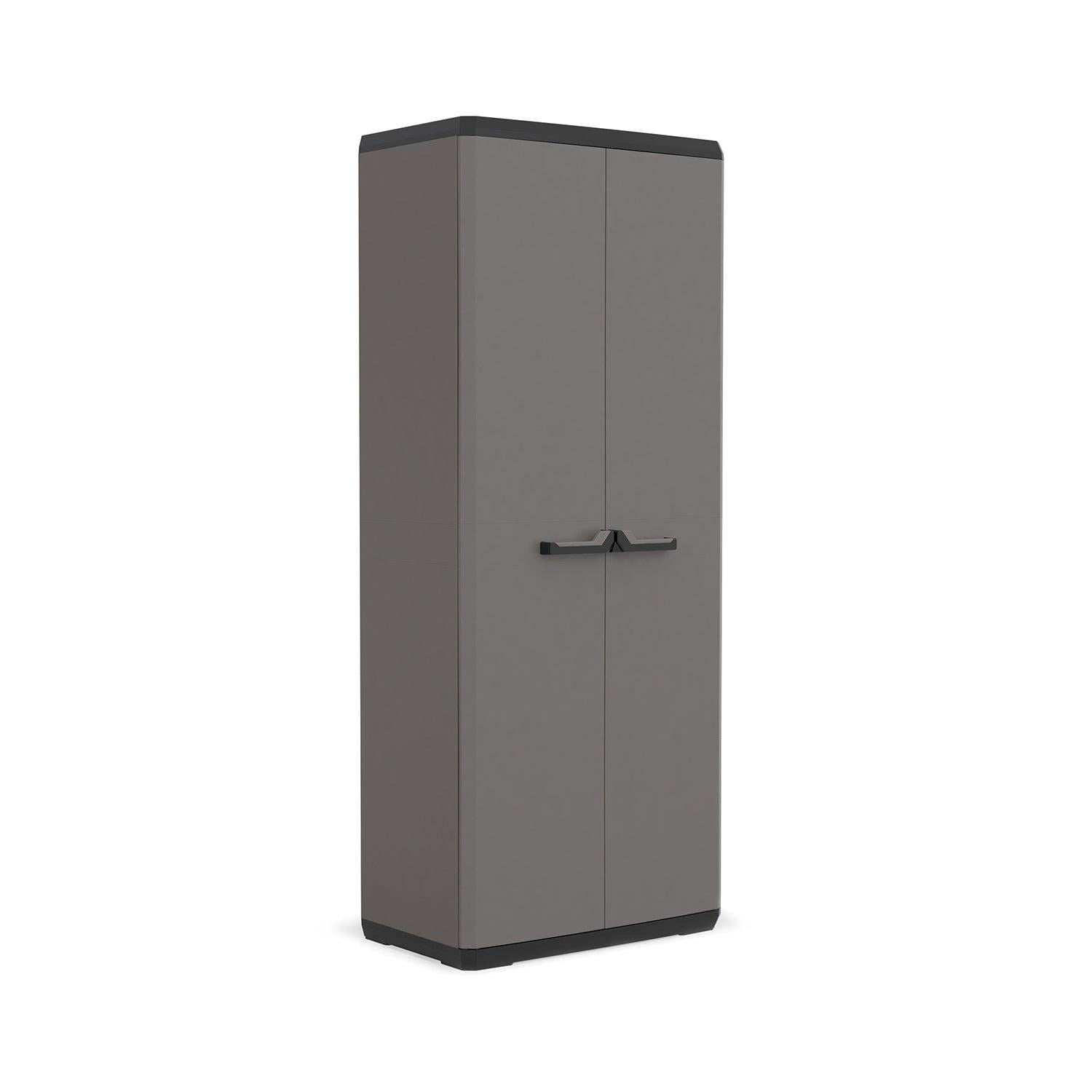Keter - Gabinete Plástico Mueble Multiuso Cocina Lavadero Piu Gris Oscuro