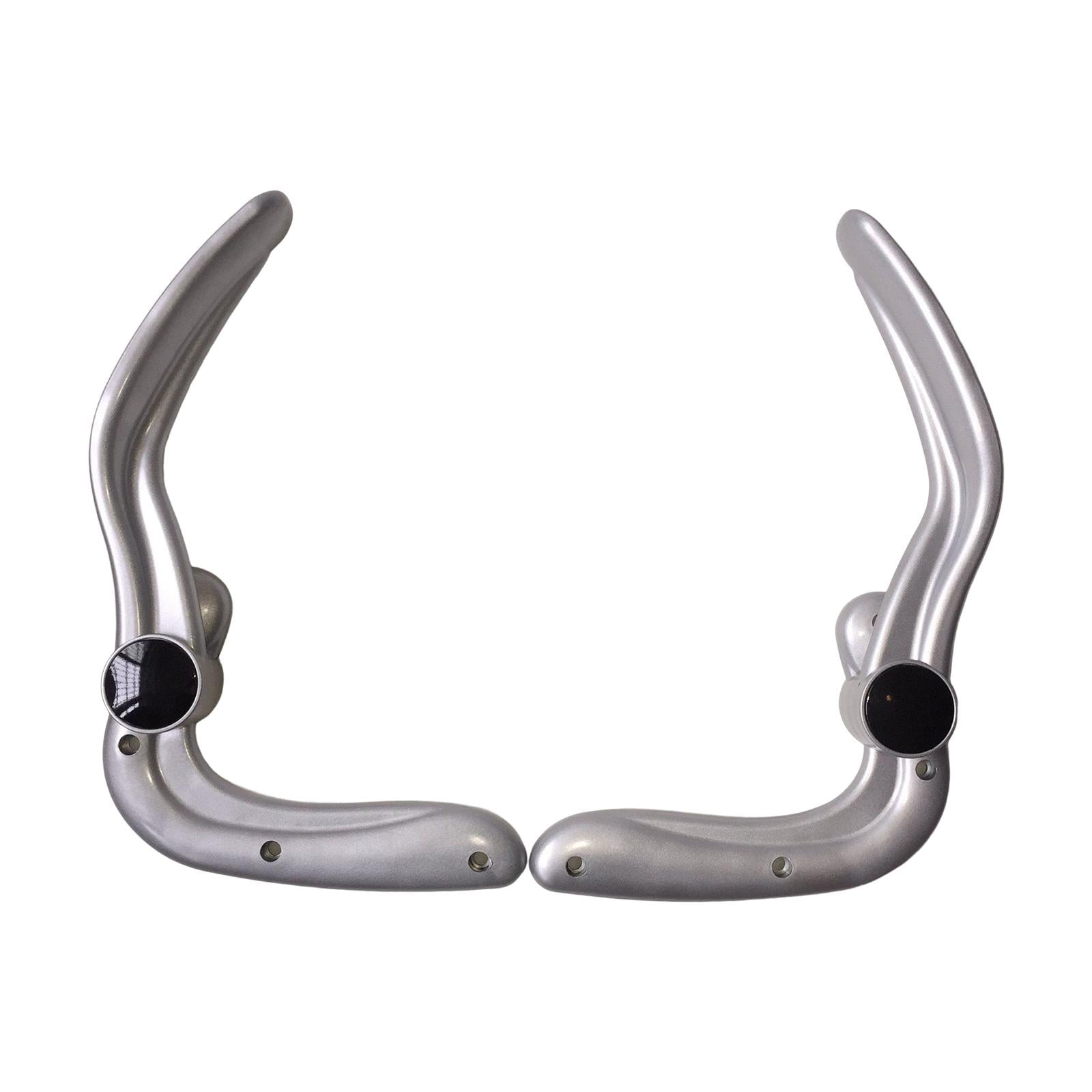 Magideal - 2x Accesorios Para Reposabrazos De Silla De Oficina Fácil De Instalar Reposabrazos De Repuesto Par Para Silla De Oficina La Mayoría De Sillas De Juego Argén