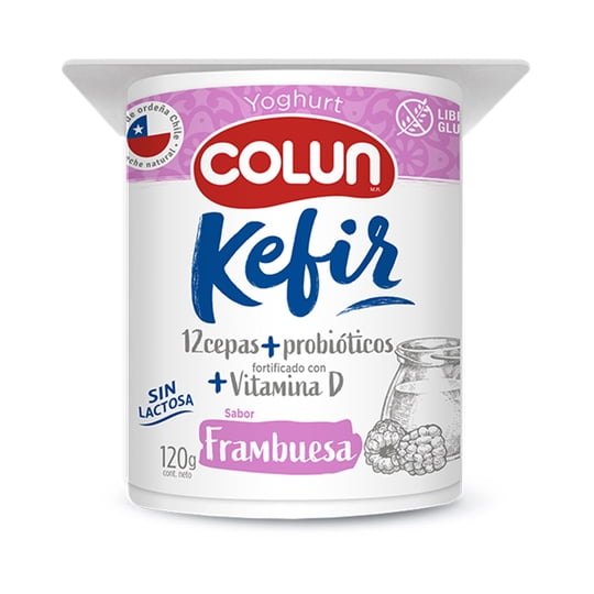 Yoghurt Kefir Frambuesa 120 g Colun