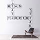 thumbnail image 2 of Decomural Learn Read Inspire Scrabble Tile WS-34252, 2 of 2