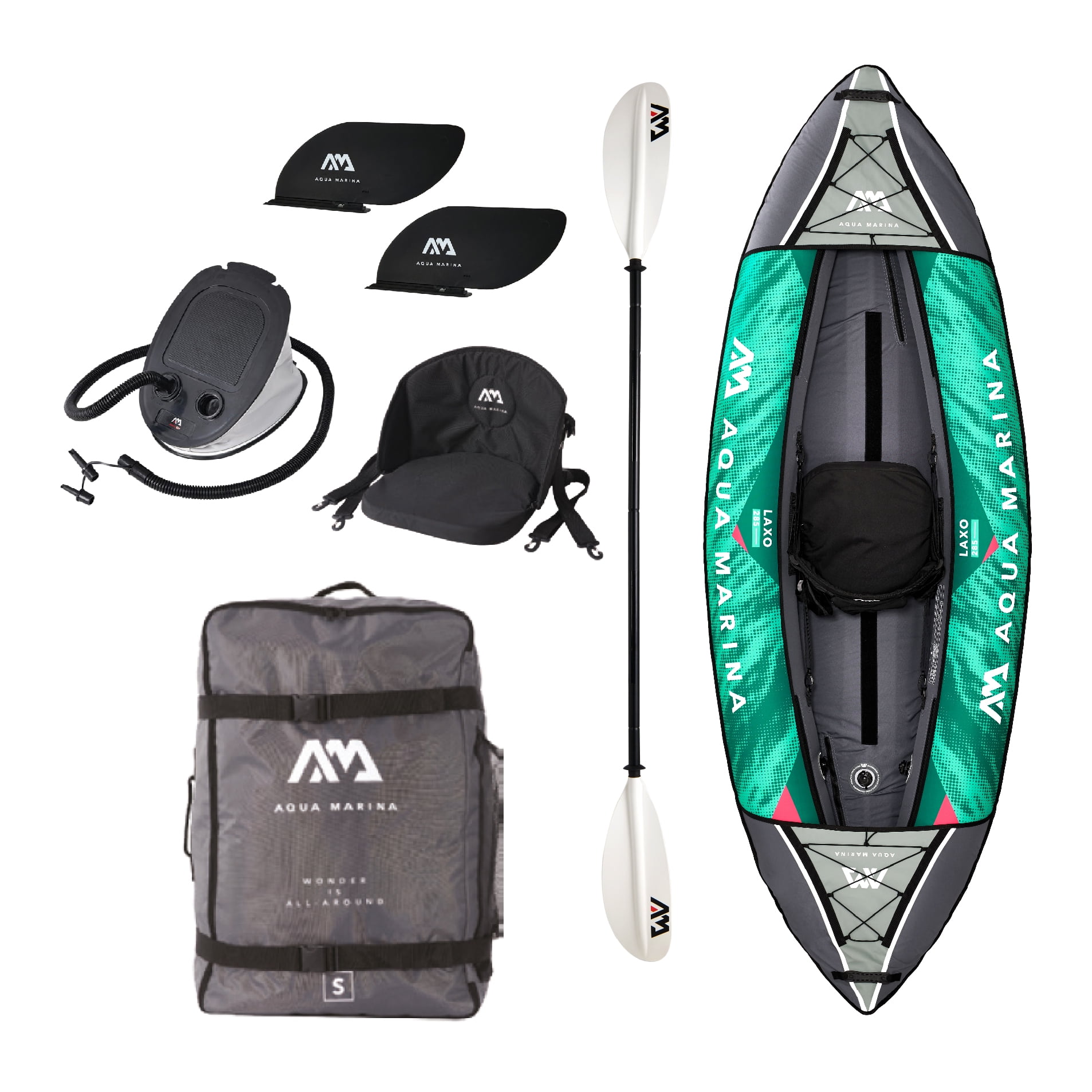Kayak Inflable / Kayak Laxo 1 Persona / Kayak Aqua Marina