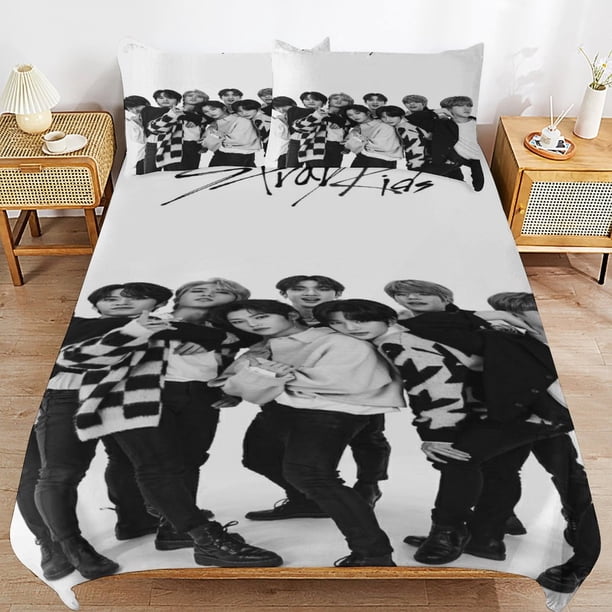 Kids Bedding Set Duvet Cover Comfortable and Lightweight Cartoon Bedding 3 Piece Bed Set