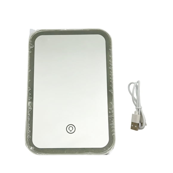 Espejo Led Iluminado 21.5x13.5cm Vidrio