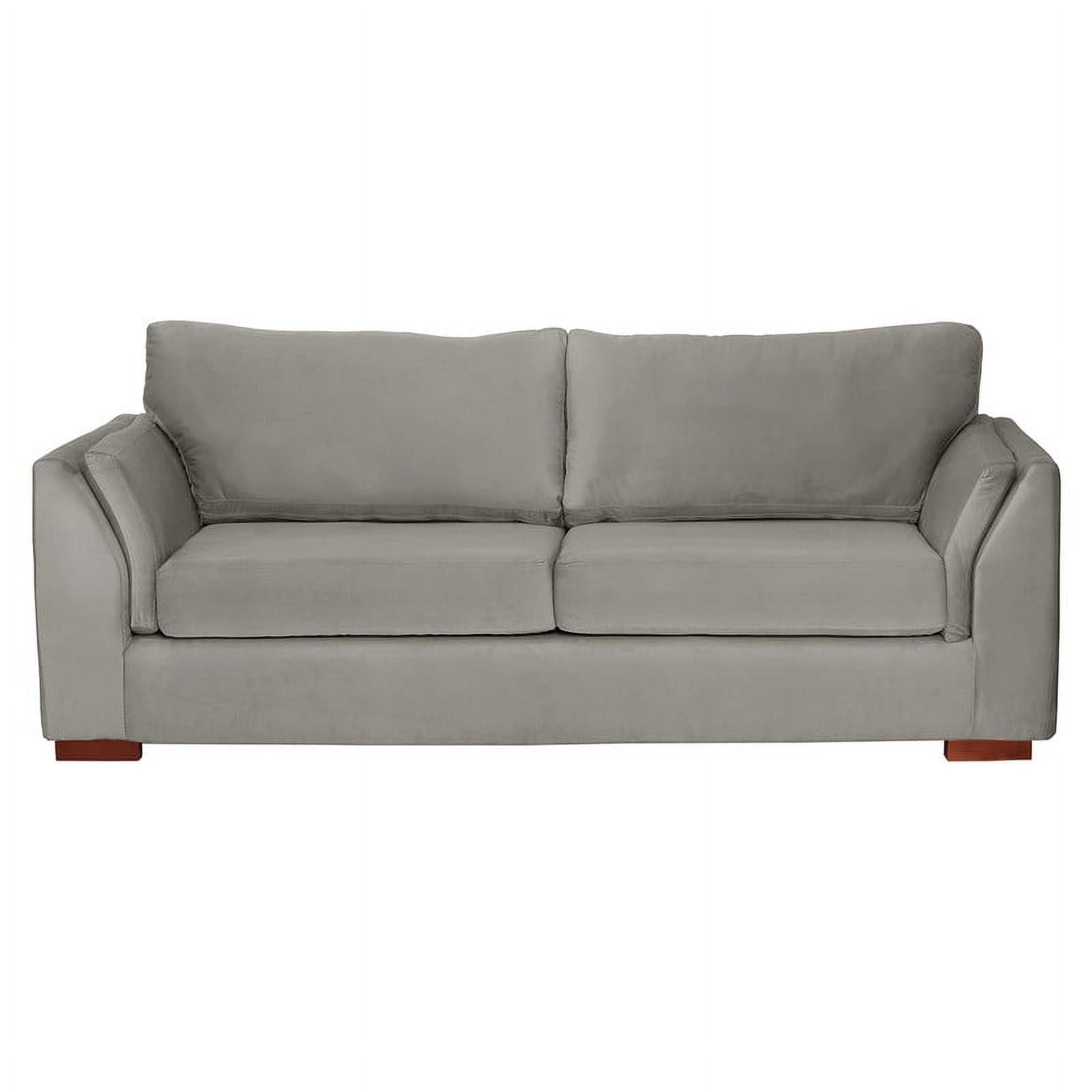 Latam Home - Sofa Cama Milan 2pl Con Resortes Pocket Tela Velvet Gris