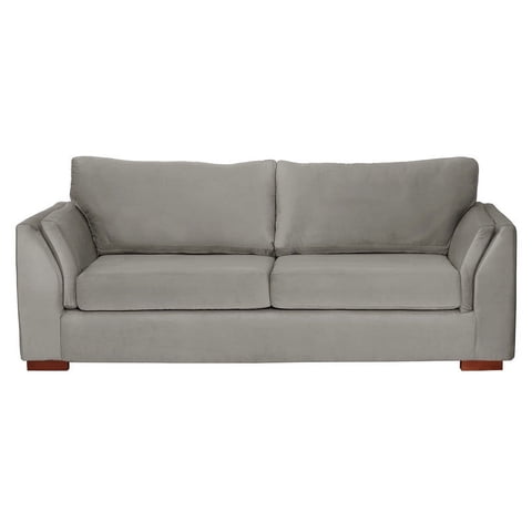 Latam Home - Sofa Cama Milan 2Pl Con Resortes Pocket Tela Velvet Gris