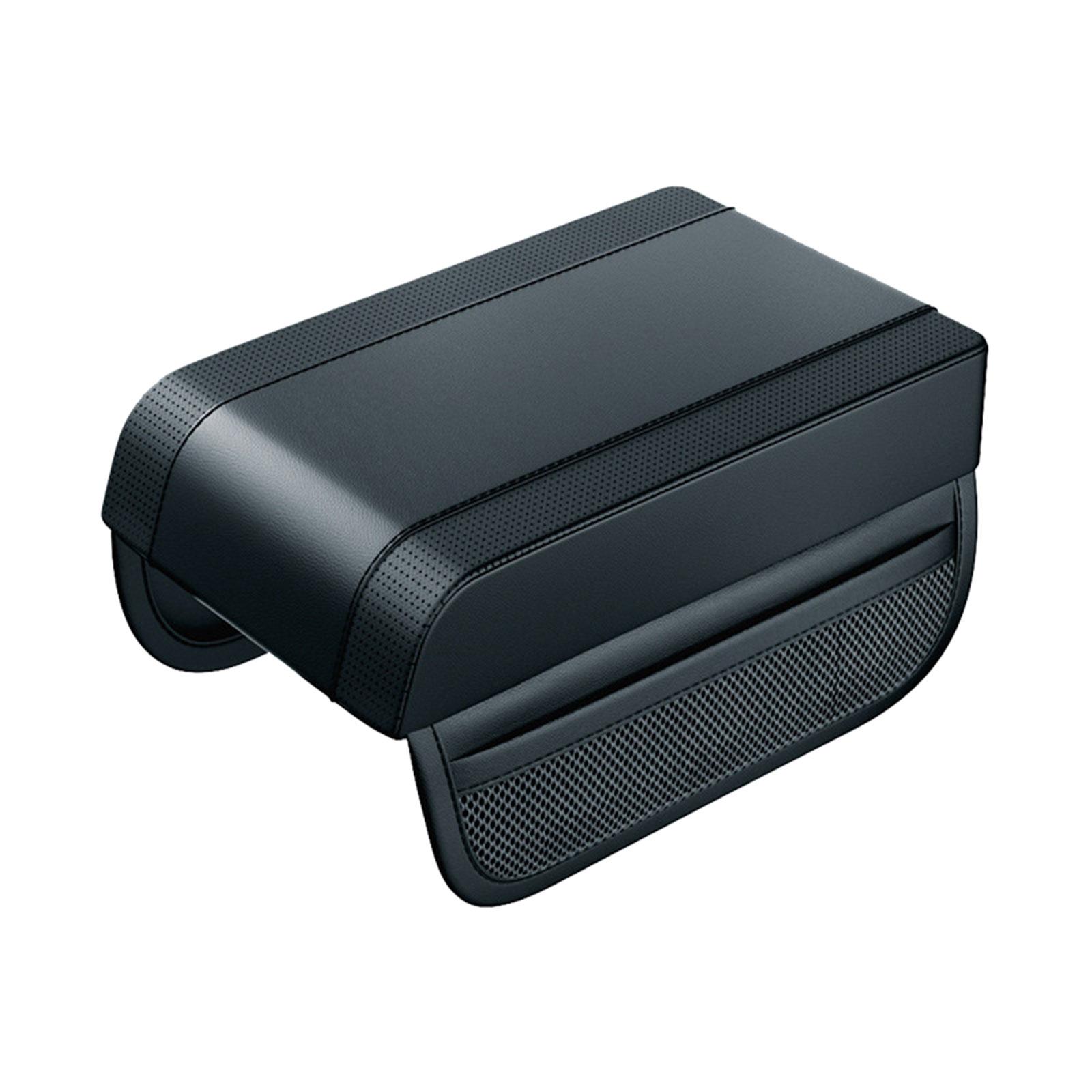 Ioensy - Cojín Para Reposabrazos De Coche, Cubierta De Caja De Reposabrazos De Coche, Almohadillas De Cuero Pu Para Caja De Reposabrazos De Coche