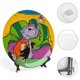 thumbnail image 4 of The Great Grape Ape Show Plato decorativo de porcelana fina (bone china), plato decorativo de cerámica para hogar, oficina, soporte de pared, platos decorativos para dormitorio - 6 pulgadas (15 cm), 4 of 6