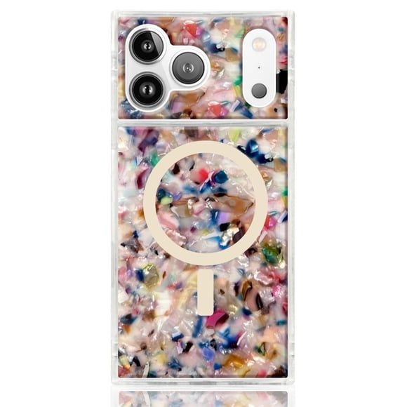 Funda para iPhone 17 Pro Max FLAUNT Rainbow Confetti