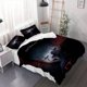 thumbnail image 1 of 3pcs Pennywise You'll Float Too IT Movie Poster Printed Duvet Cover Set Soft Breathable Bedroom Decor, 1 of 1