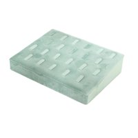 Ioensy - Organizador De Joyas Exhibición De Joyas De Terciopelo Para El Hogar Tienda Regalos Para Niñas Mujeres Bandeja De Anillos Verdes