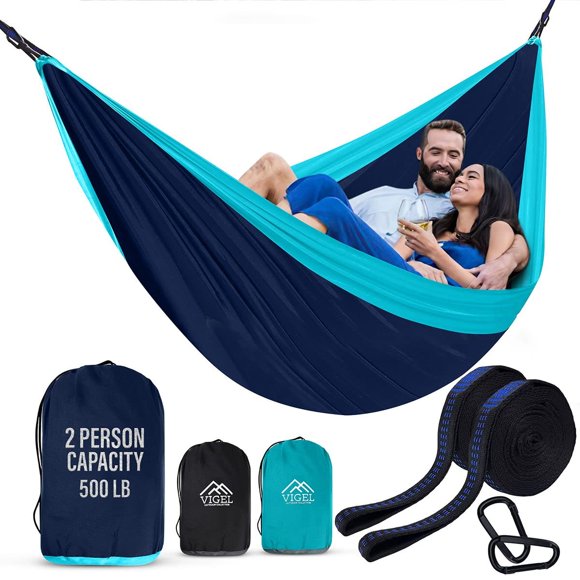 Hamaca de Camping Vigel XL Doble Capacidad 227 kg Nylon 210T