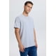 thumbnail image 2 of Polera Hombre Regular Fit Básica Gris Melange, 2 of 4
