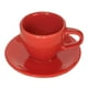 thumbnail image 1 of Set 6 Tazas Cafe Rojo 80 Ml C/Platillo, 1 of 2