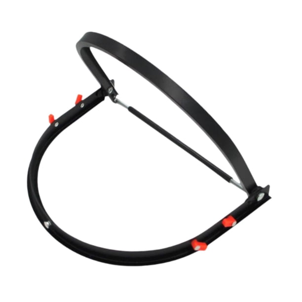 Adaptador para casco duro Adaptador para casco duro de ala completa Adaptador para protector facial Soporte para cubierta facial Soporte de montaje de pantalla de protector facial de Negro