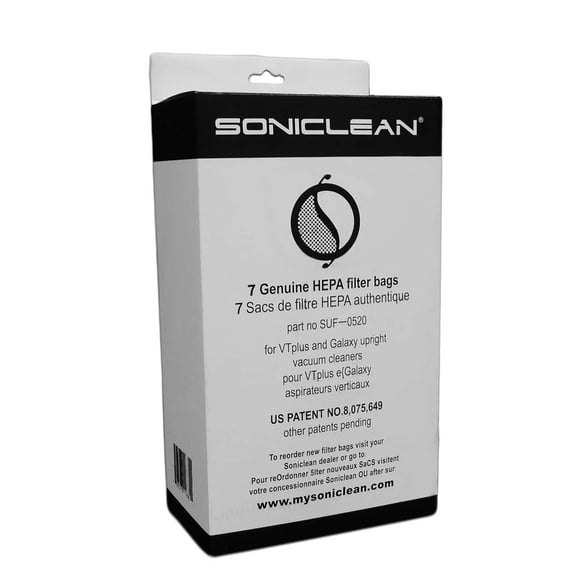 Bolsas para aspiradora Soniclean U1, filtro HEPA vertical x7