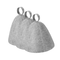 Magideal - 3 Piezas De Sombreros De Sauna Regalos Antihoradas Suministro De Gorras Rusas Para Hombres De Baño De Ducha De Spa