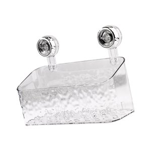 Magideal - Carrito De Ducha Con Ventosa, Estante De Ducha Para Baño, Ligero, Moderno, Extraíble, Multifuncional Con Orificios De Drenaje, Organizador De Ducha L Blanco