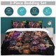 thumbnail image 5 of x555 Five Nights at Freddy's Bed Duvet Cover Microfiber Bedding Sets 3D Printed Lightweight 3 Piece Comforter Sets, 1 Duvet Cover And 2 Pillow Shams for Kids Boys Girls 90"x90" jn555, 5 of 5