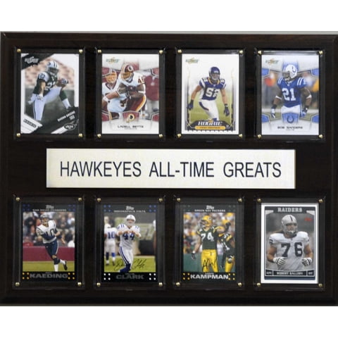C&I Collectables - Placa Coleccionable C&I Football Iowa Hawkeyes Greats De La Ncaa
