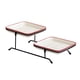 thumbnail image 3 of Bandeja De Servicio De 2 Niveles Mini Cake Cupcake Stand Con Estante Para Boda Buffet Red, 3 of 5