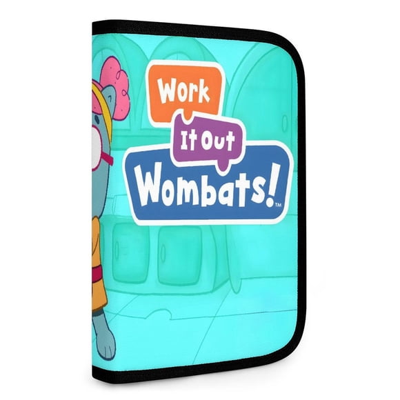 Work It Out Wombats! Bolsa de Almacenamiento Plegable Portátil con Compartimentos
