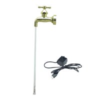 Ioensy - Caño Que Fluye Invisible Regadera Fuente Jardín Usb Grifo Flotante