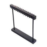 Ioensy - Organizador De Soporte De Joyería De Madera, Collar, Bufanda, Regalo, Feria Comercial Antigua