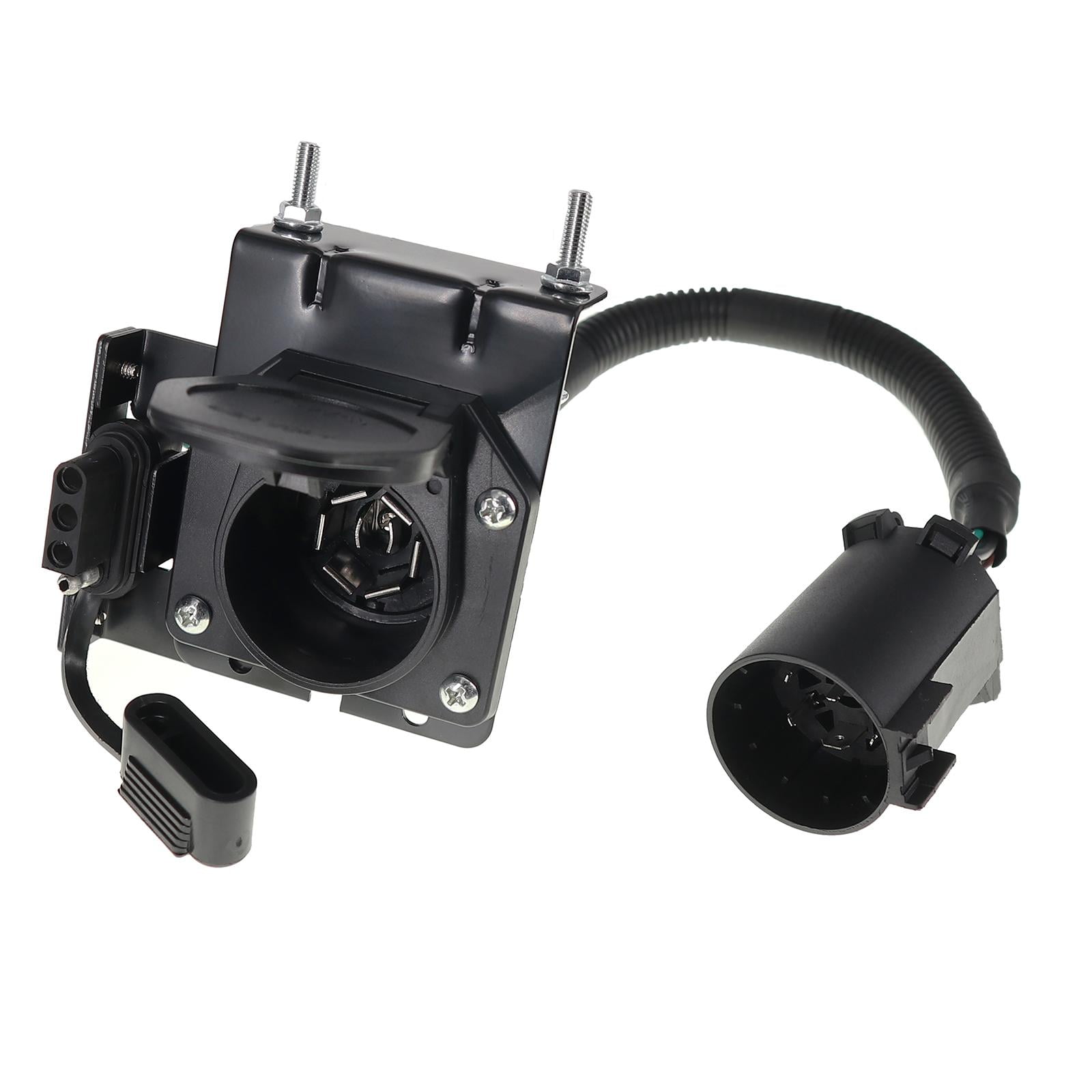 Ioensy - Adaptador De Cableado Para Remolque Enchufe Estándar De Ee. Uu. De 7 Vías Y Accesorio De Salida De 4 Vías