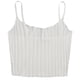 thumbnail image 1 of Top de Tirantes Tejido de Canalé Blanco blanco L, 1 of 5