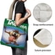 thumbnail image 3 of Taz-Mania Bolso de tela con estampado de lienzo para mujer, bolsa de compras reutilizable y estética, con cremallera interior, regalo para mujer,40*40cm., 3 of 6