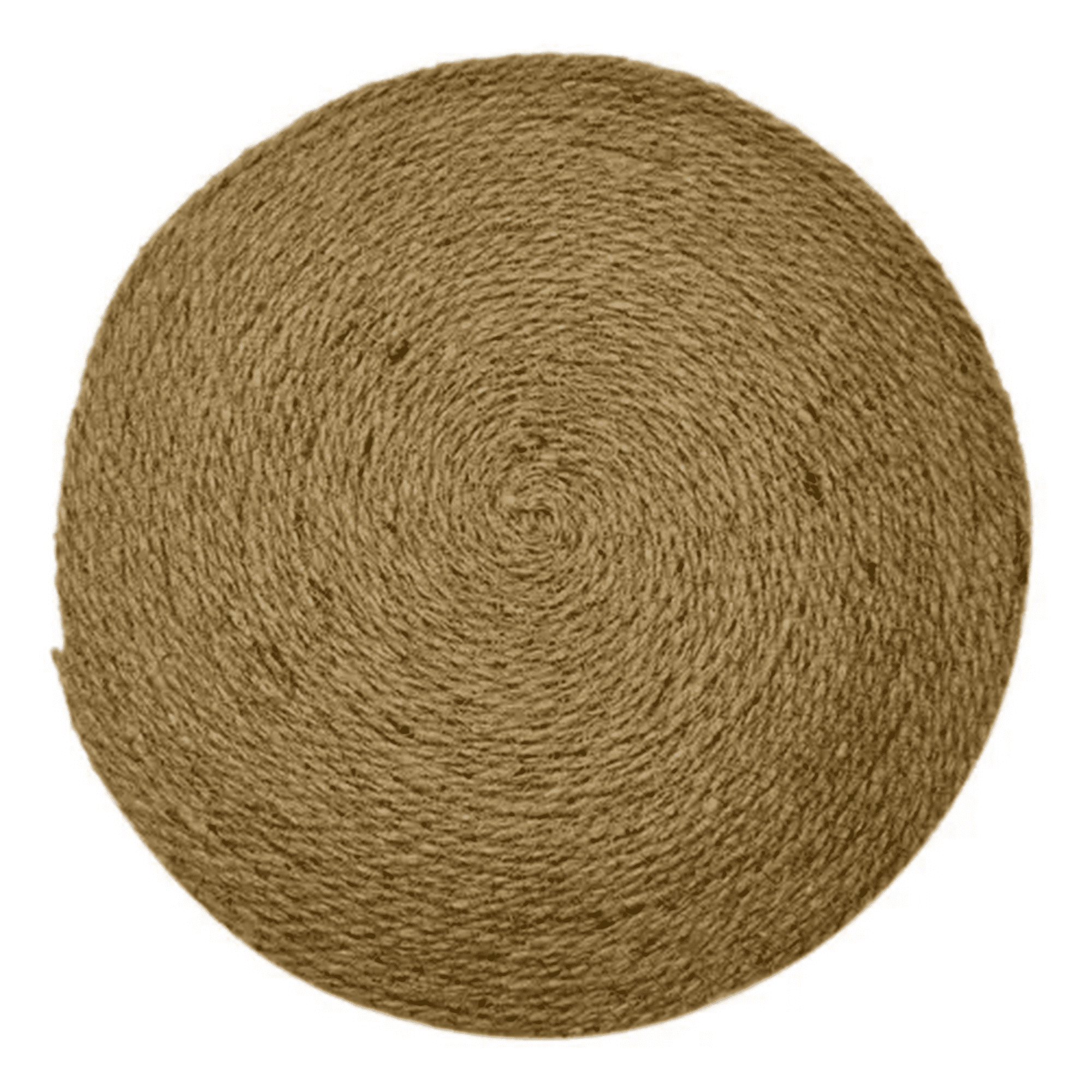 Genérico - Individuales Yute Rústico Marrón 30cm