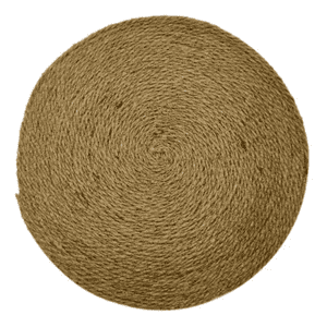 Genérico - Individuales Yute Rústico Marrón 30Cm