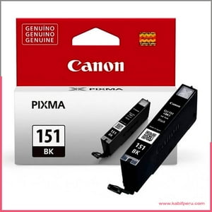 Cartucho De Tinta Canon Cli-151Bk 11Ml Negro