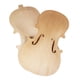 thumbnail image 2 of 2 piezas de violín frontal placa trasera Solidwood sin terminar violín DIY Parts 1-4, 2 of 5