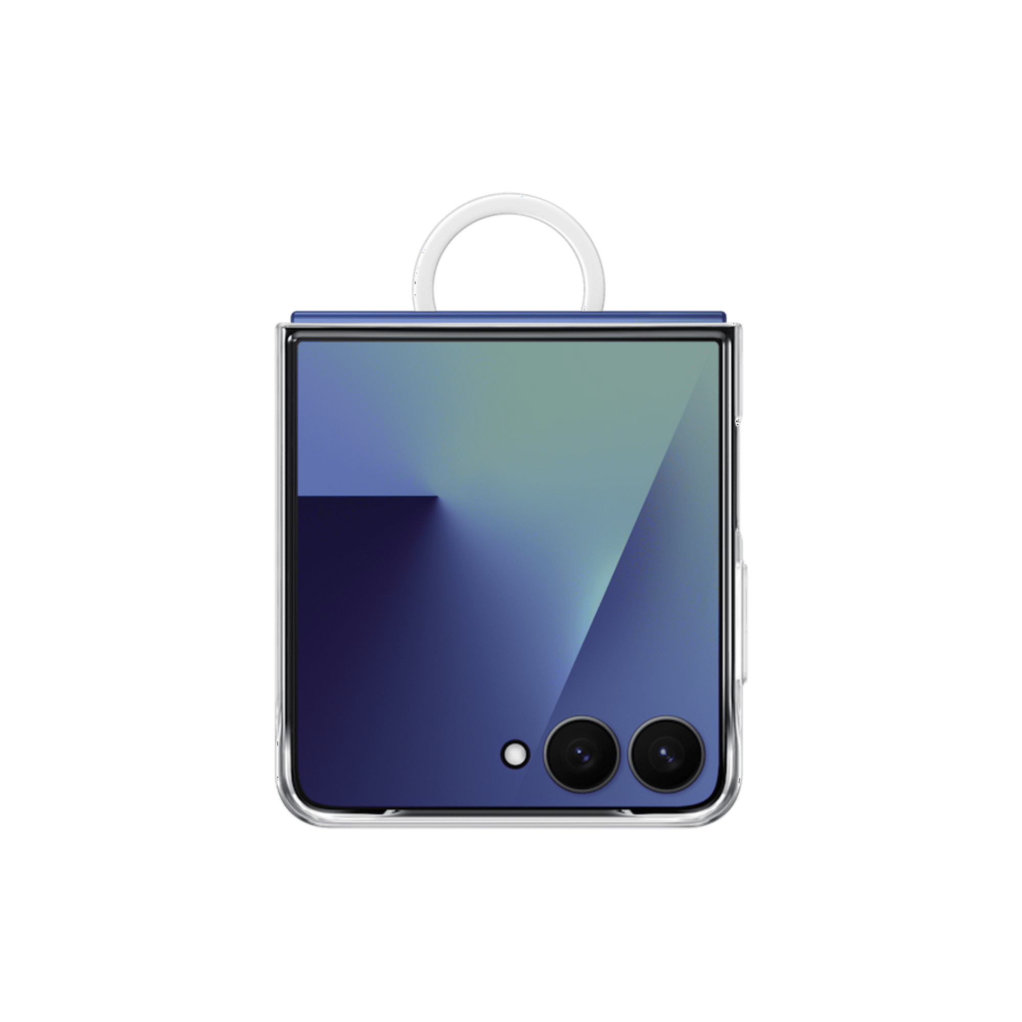 Samsung - Carcasa Transparente Galaxy Z Flip7 Con Anillo Transparente