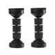 thumbnail image 5 of Topes de cabecera de 2 uds., fácil instalación, tapones de ruido para cama, soporte de marco de cama ajustable para camas, cabecera, pared, sofá, Negro, 5 of 5