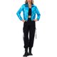 thumbnail image 2 of INSPIRE CHIC Chaqueta Metálica Ligera con Cremallera Brillante Holográfica para Fiesta de Mujer de Manga Larga XS Azul Medio, 2 of 6