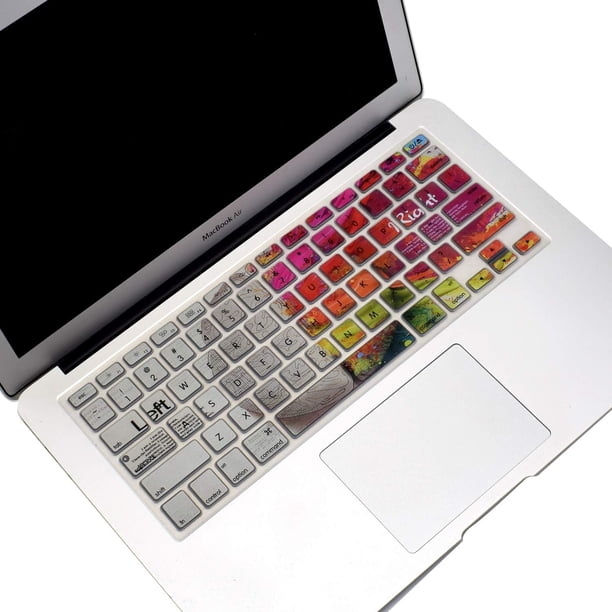 Funda De Silicona Para Teclado De Macbook Air De 13 Pulgadas (a1466/a1369, Lanzamientos 2010-2017) Y Macbook Pro De 13/15 Pulgadas (con O Sin Pantalla Retina, Versión De 2015 O Anterior)