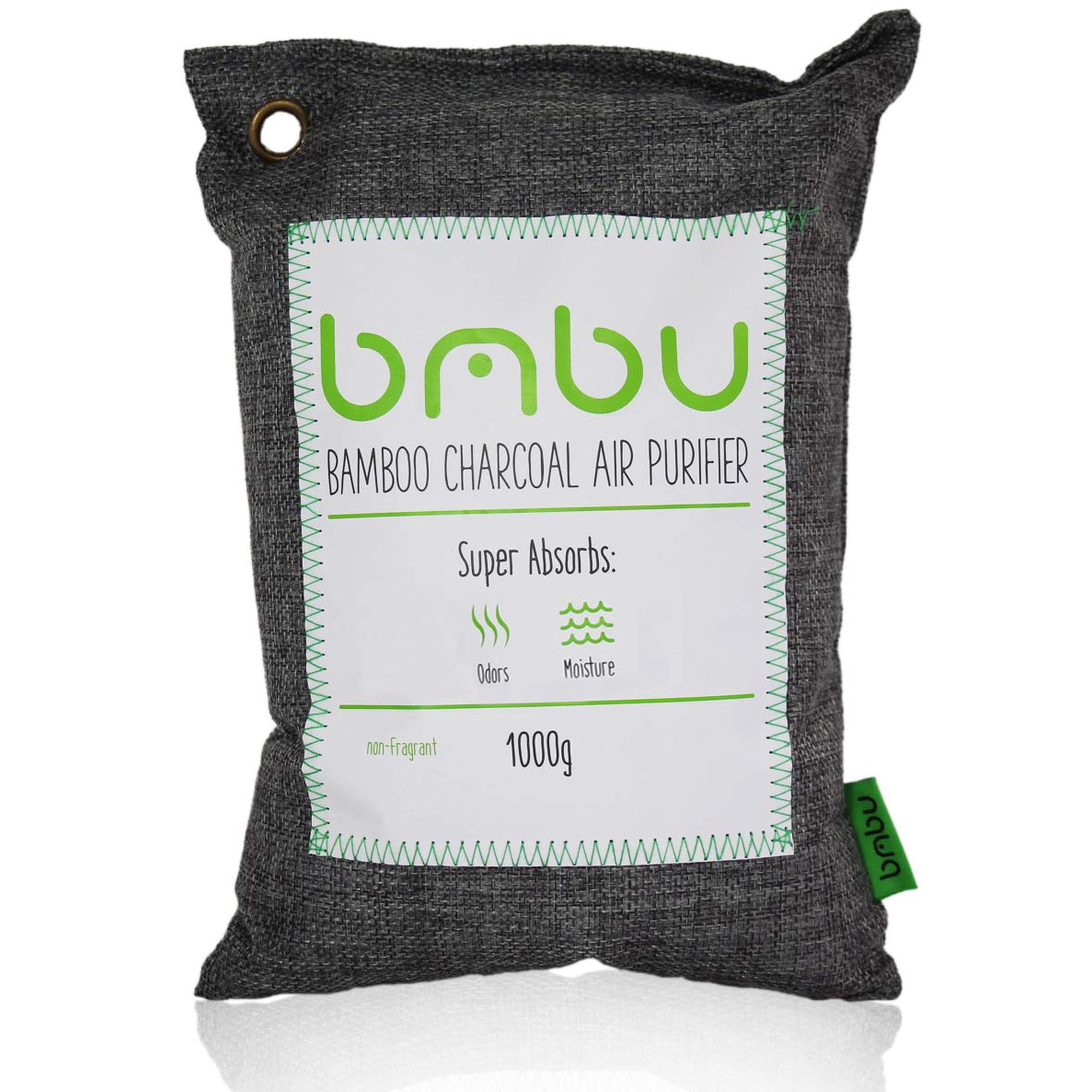 Bolsa Purificadora De Aire Bmbu, Carbón De Bambú, 1 Kg, Para Autocaravana, Coche O Armario